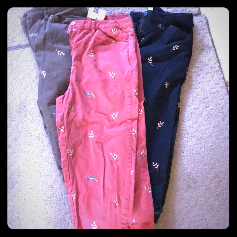 3 pairs capris